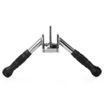 Pro-Grip Triceps Pressdown Revolving V-Bar with Rubber Hand Grips