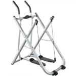 Elliptical Cross Trainer Fitness Air Walker Stepper Step Machine W/Handle Bar and LCD Monitor Glider Elliptical Machine Home Cross Trainer