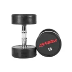 Life Fitness Comfortable Rubber Fixed Dumbbell
