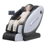 3D Full Body Massage Chair Air Compressor Leg Massager, LCD Touch Function For Foot Spa Portable Track Massage Chair