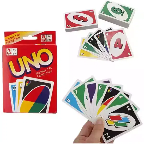 UNO UNO Card Game Play-1pcs – Multicolor - Image 1