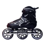 100mm big wheel 3 wheeler in line skate shoe