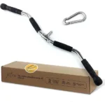Gym Black Handle Attachments Pull Rope Cable Exercise Triceps Bar Exercise