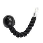 Heavy Duty Tricep Pull Down Single Rope, Fitness Attachment Cable Machine Pulldown Rope for Home Gym