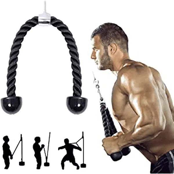 Triceps rope Dual Grip Exercise Triceps Rope - Image 1