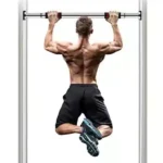 Door Pull Up Bar – Chin Up Bar, Push Up Bar, Abdominal Training Door Bar, Adjustable Length,  gym equipment