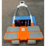 Automatic Rebound Ab Roller Wheel with Elbow Support, Timer, and four-Wheel Design