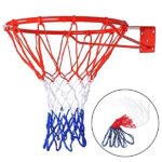 Basketball Net Durable Nylon Thick Thread Three Color Universal Basketball Net Mesh Replacement