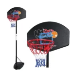 Adjustable Portable Basketball Stand with Ball and Basketball Net - Image 2