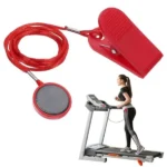 Treadmill Safety Magnet Key with Clip Safety Key for Treadmill Treadmill Key Red
