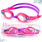 Swimming Goggles, Waterproof Swimming Goggles with Anti-Fog Lenses & Adjustable Soft Silicone Straps, Swimming Pool Goggles