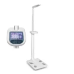 Professional Digital Physicians Scale, Ultrasonic Height and Weight Scale, Multifunctional Medical Measuring Scale for Weight and Height Measurement, Weight Capacity 440 lbs