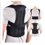 Adjustable Back Posture Corrector Back Pain Relief Belt Spine Waist Support Correction Straps Posture Belt For Men Women - Black